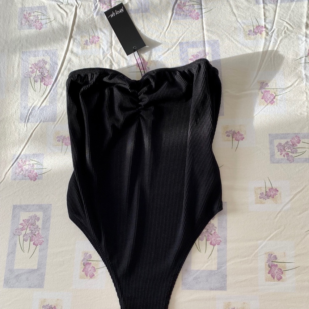 Nasty gal strapless tube bodysuit